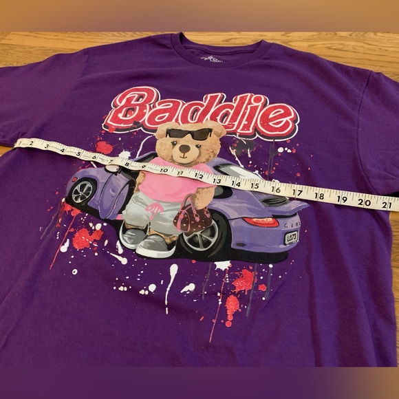 Baddie oversized tee purple size L - Picture 6 of 10